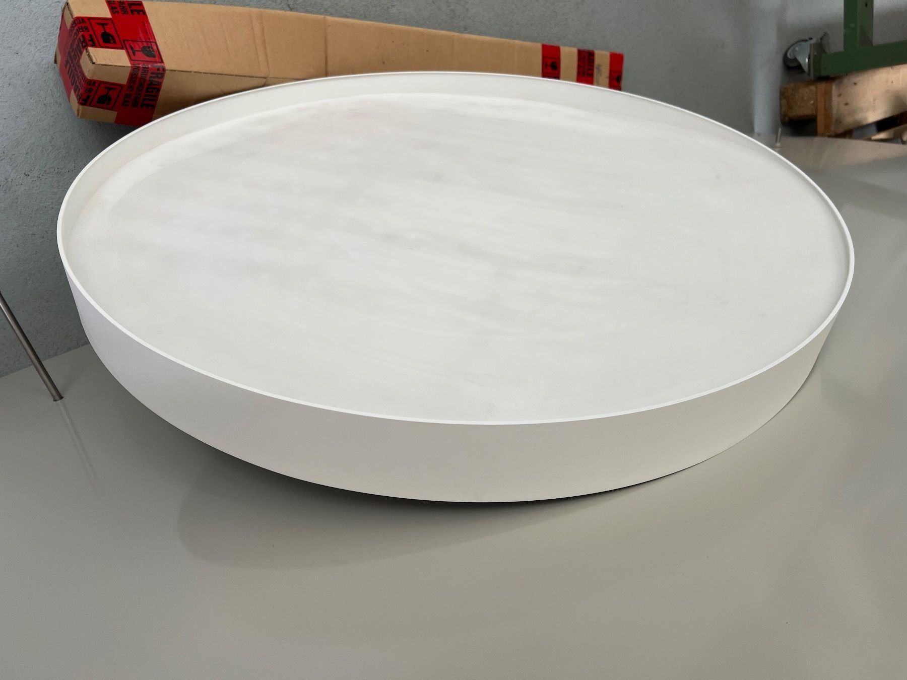 Lampadari & plafoniere: LUXIONA ROUND WHITE LUSTER – Nuovo (secondo la descrizione) da Mägenwil venduto da BackInWhite