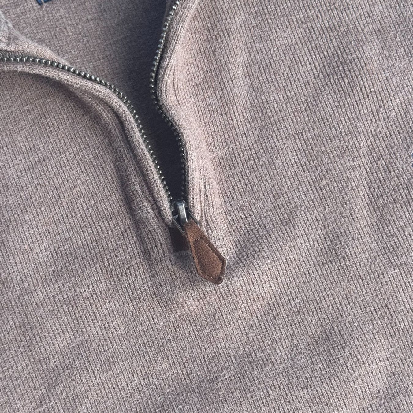 Polo Ralph Lauren Maglioni & Felpe: Polo Ralph Lauren brown vintage quarter zip retro pull – Usato da St. Gallen venduto da sourced_limited 4