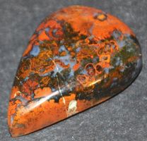 Cabochon L-8101 – Marokkanischer Nahtachat 27x18,5mm