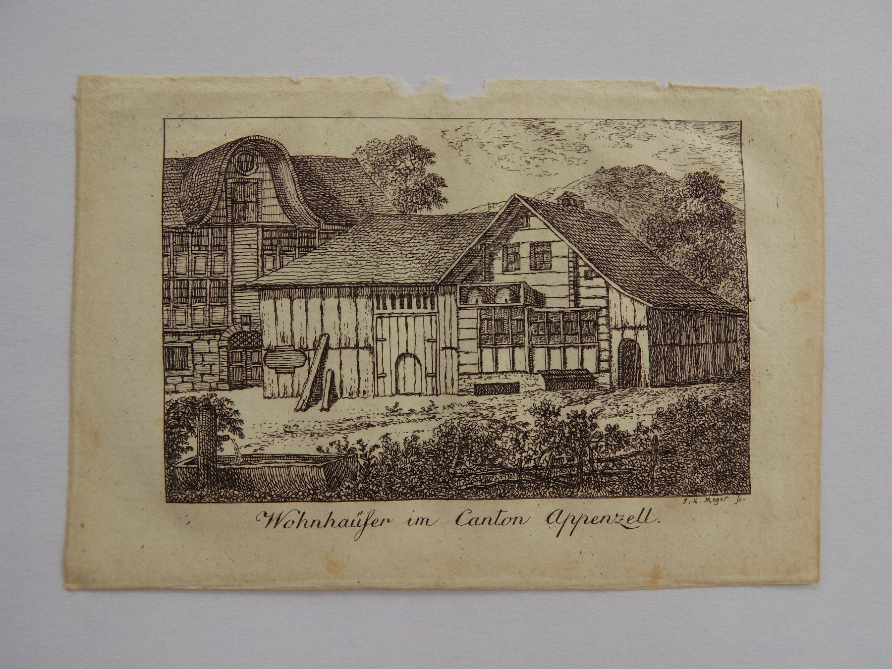 Gravures: Appenzell Wohnhäuser – D'occasion à Risch par Rischli15