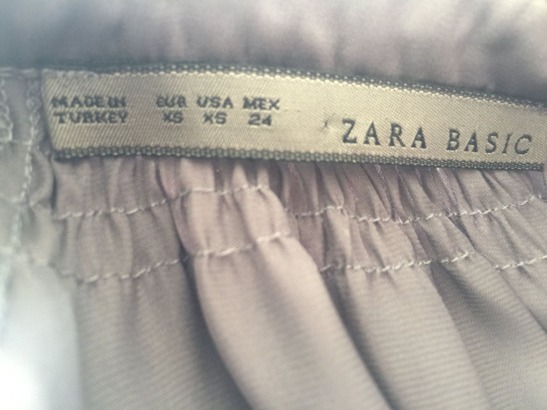 Zara Blusen: Zara Bluse Gr. XS Silbergrau – Gebraucht aus Kirchdorf AG von coco123 6