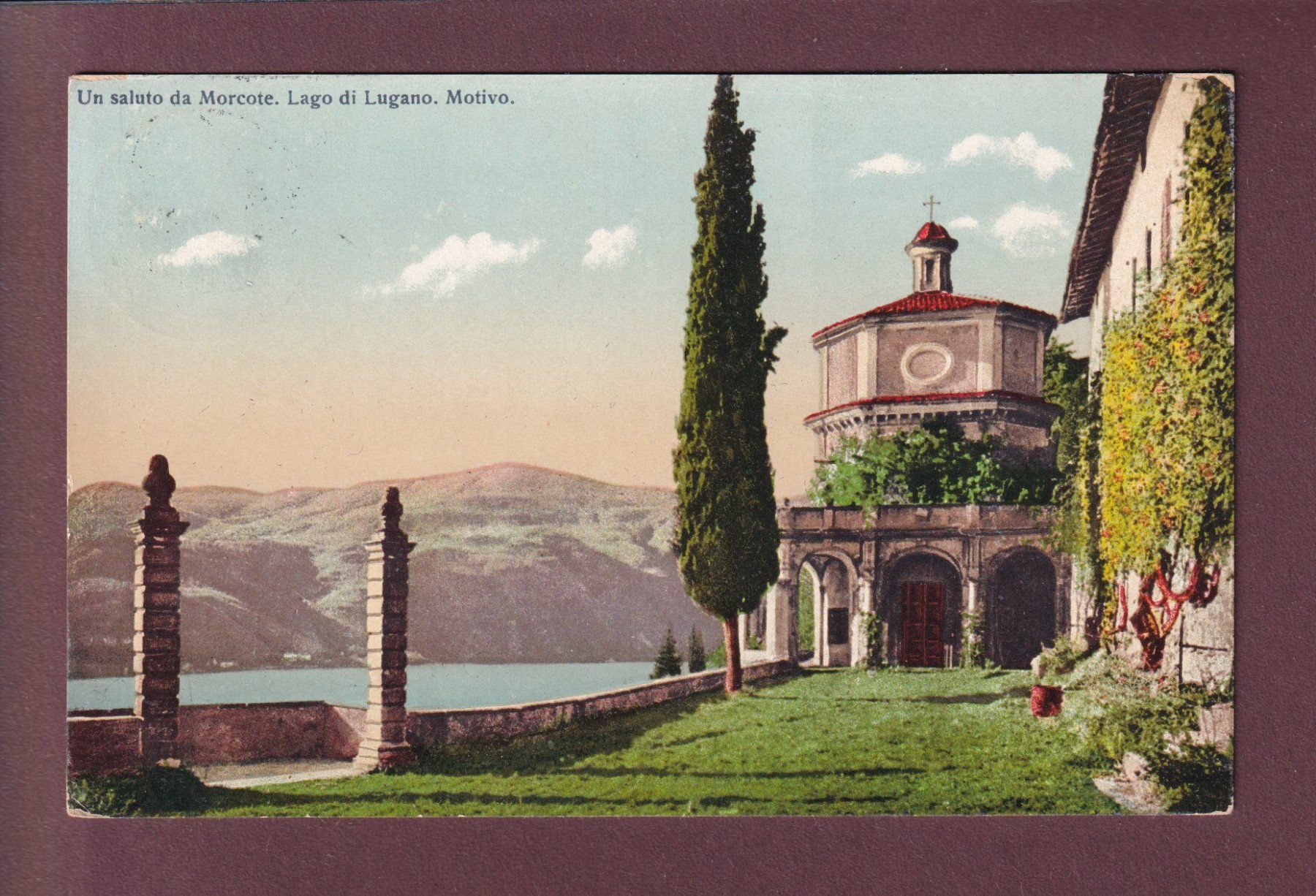 Cartoline postali: MORCOTE - Motivo - 1913 – Usato da Pully venduto da nicecards