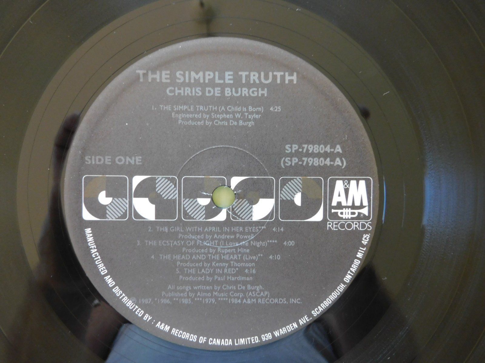 Schallplatten: Chris De Burgh - The Simple Truth – Gebraucht aus Emmenbrücke von Dickens 3