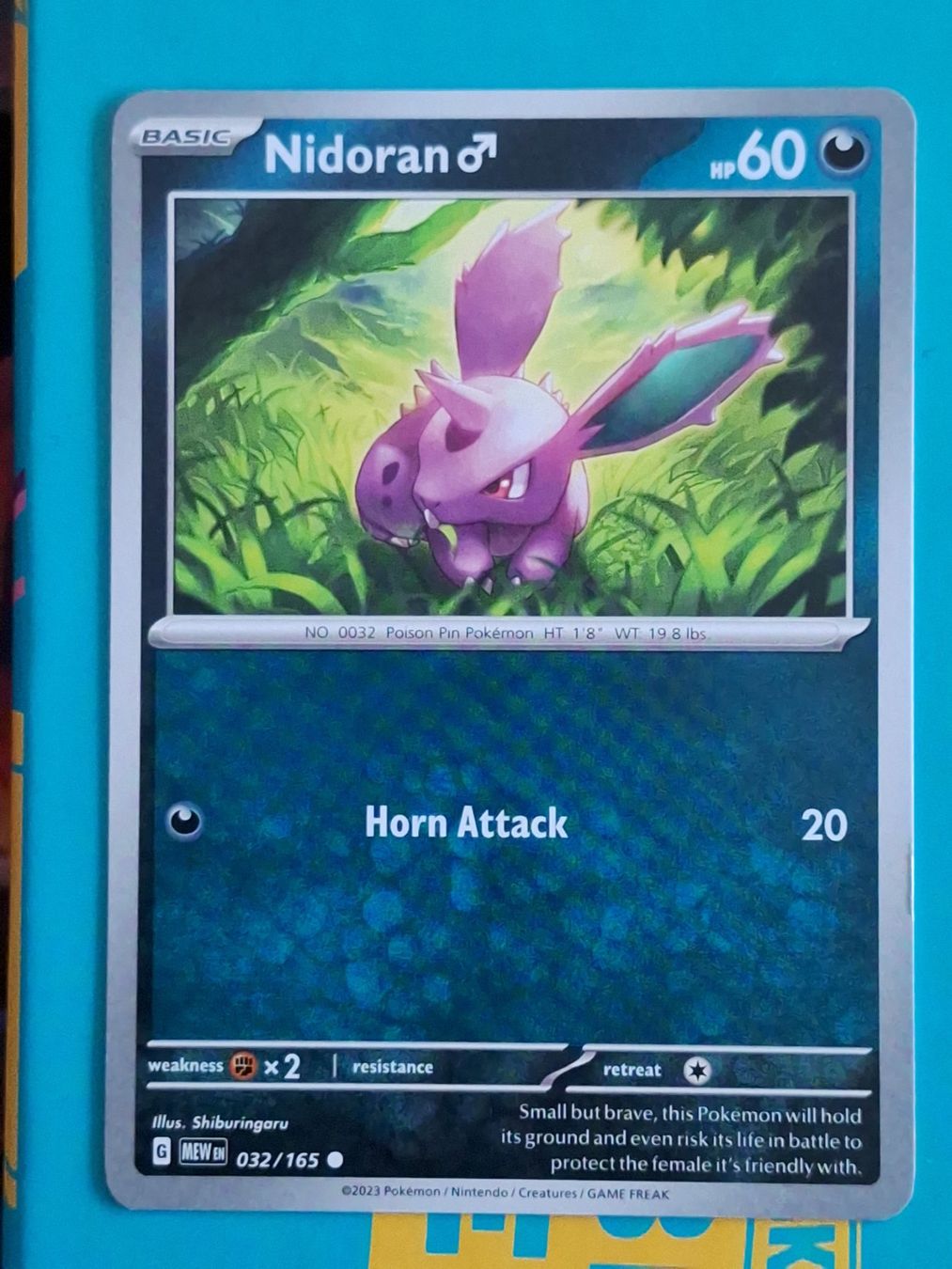 Pokémon Carte collezionabili: Nidoran - Pokemon Mew 151 – Usato da Altstätten SG venduto da GGsGameshop