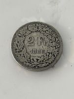 2 Franken 1886  Rar