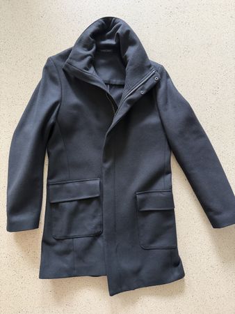 Zara Man Mantel schwarz Grösse L in gutem Zustand