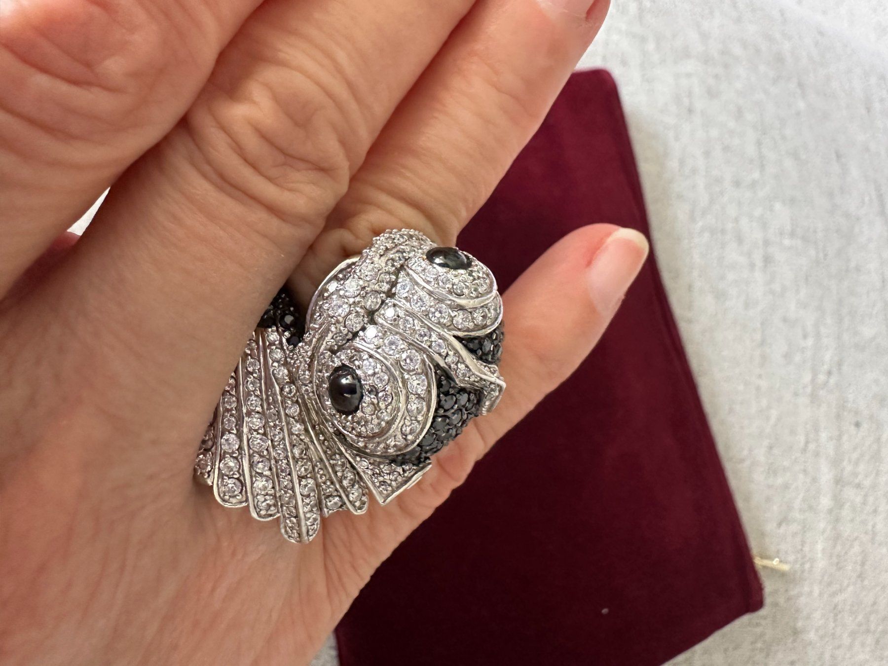 Ringe: Ultima Edizione Wunderschöner, schwerer Ring 925er Silber – Gebraucht aus Genève von Mycollection 6