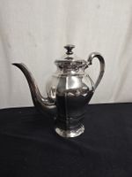 Kaffeekanne versilbert 25cm hoch Zustand gut