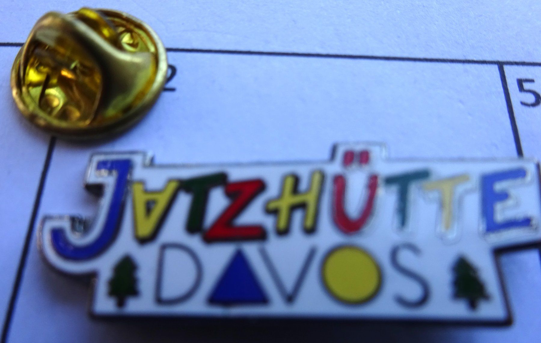 Plaketten & Abzeichen: Pin DAVOS JATZÜTTE – Gebraucht aus Utzenstorf von BUtter81