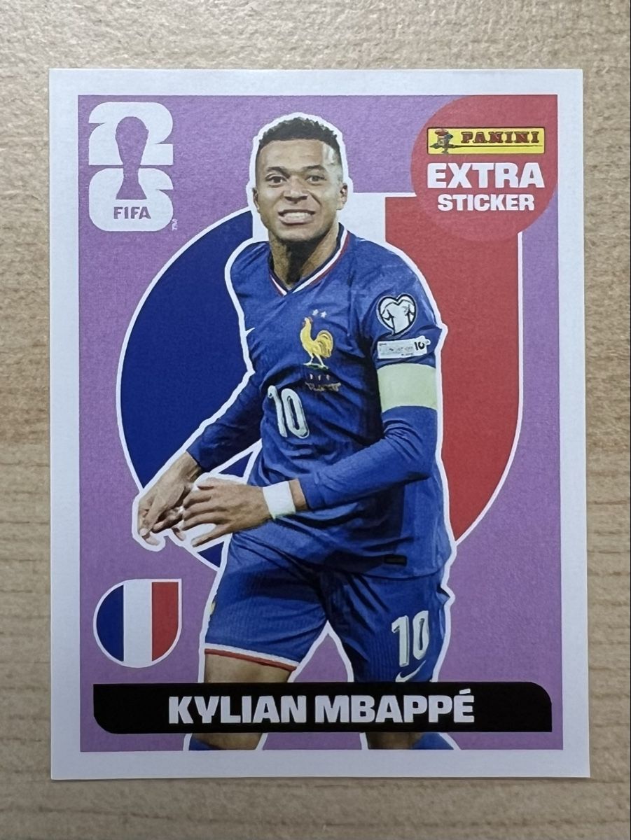 Panini Carte collezionabili: Panini Extra Sticker Kylian Mbappé – Nuovo (secondo la descrizione) da Winterthur venduto da Pirulin
