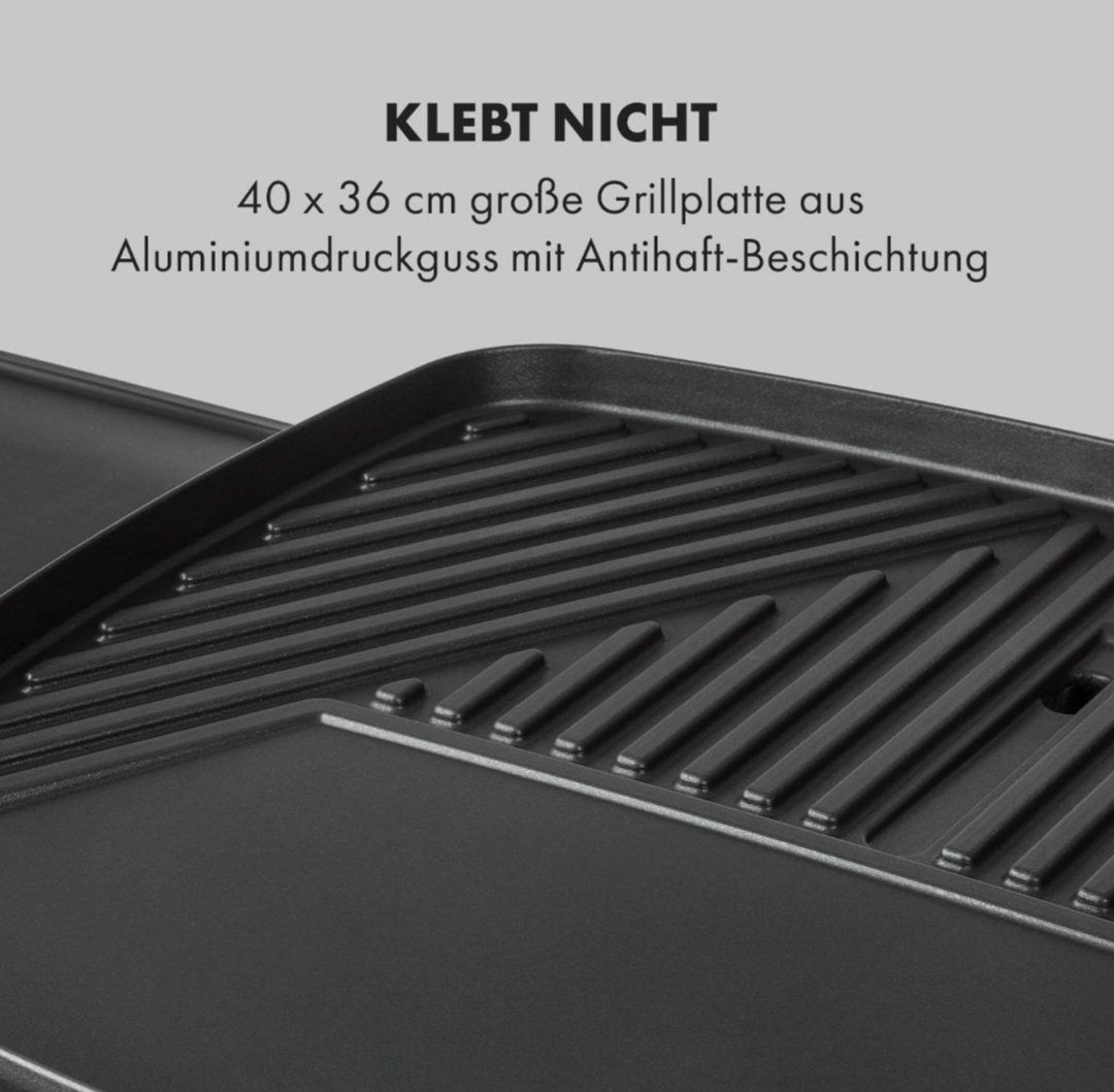 Griglie: Elektrischer Grill Klarstein-Draussen,drinnen – Nuovo e nell'imballaggio originale da Fulenbach venduto da majeste 3