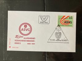Österreich 1981 illustrierter FDC Sozialversicherungsgesetz