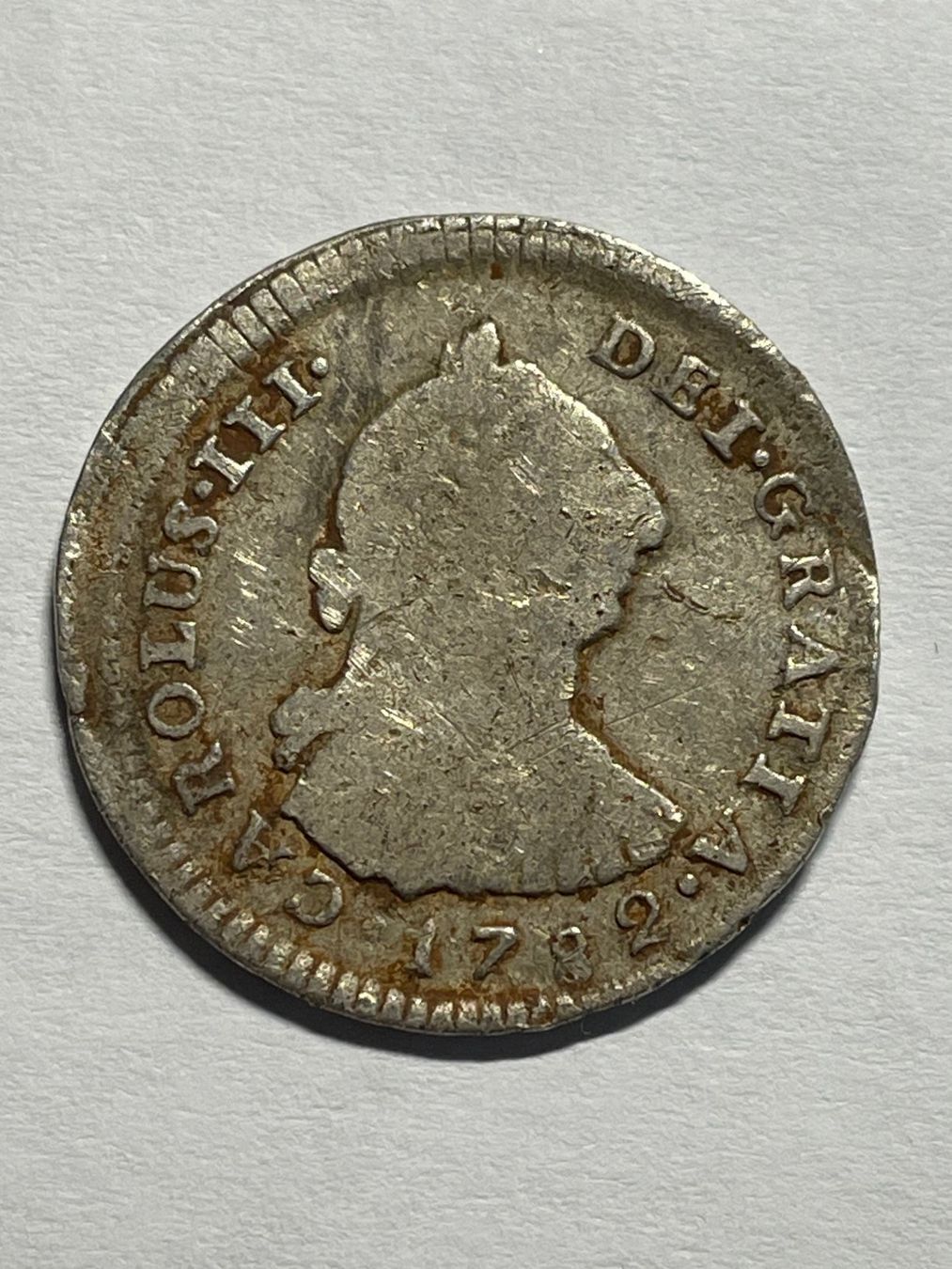 Tutti le monete: (24) Spanien - 1 Real 1782 Carlos III – Usato da Aesch BL venduto da masmusgo