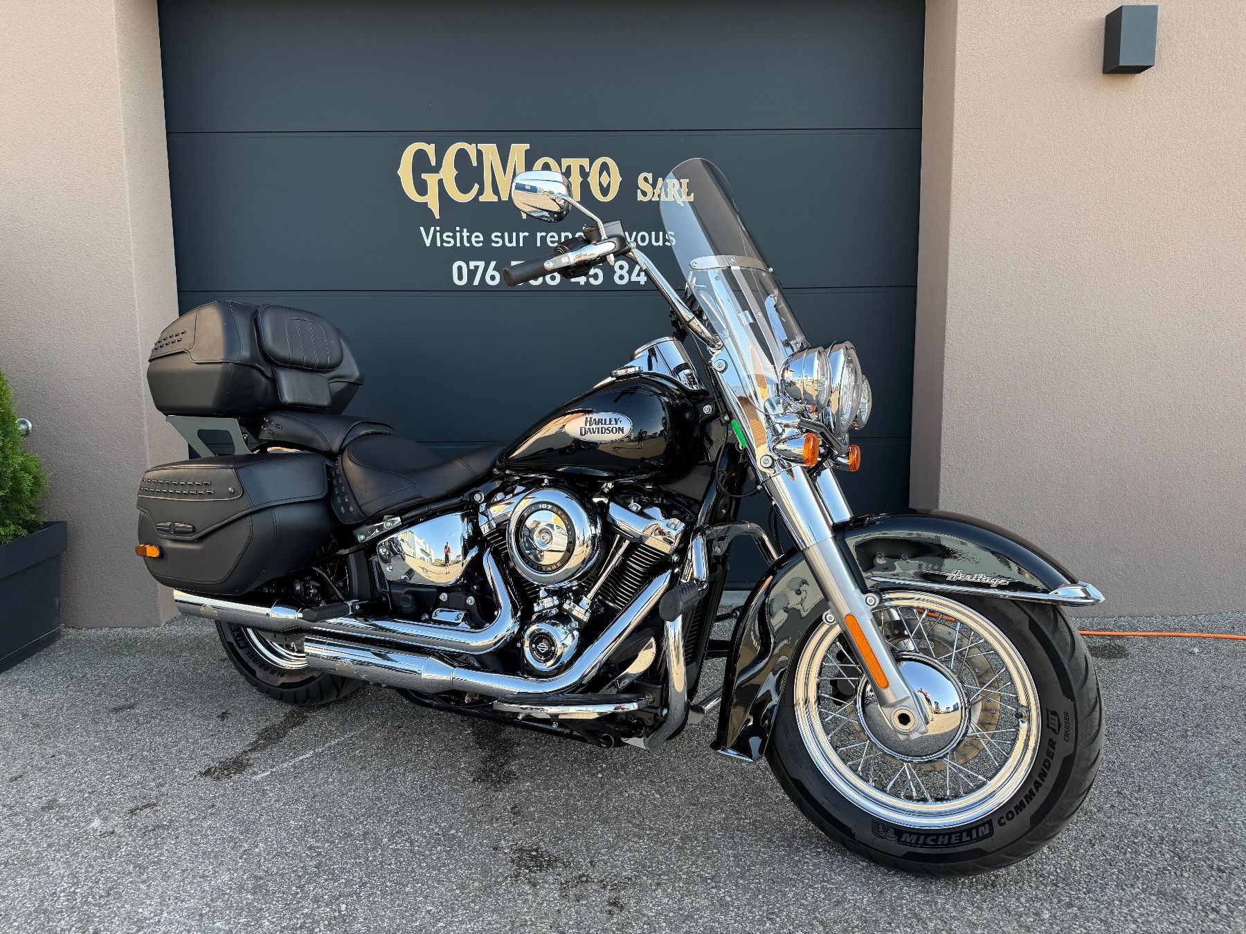 Harley-Davidson Chopper: Harley Davidson Heritage Softail 107 LEASING POSSIBLE – Usato da Echallens venduto da HD90 3