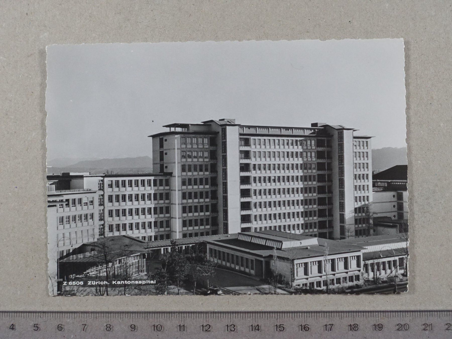 Ansichtskarten: Zürich, Kantonsspital – Gebraucht aus Lenzburg von fh1