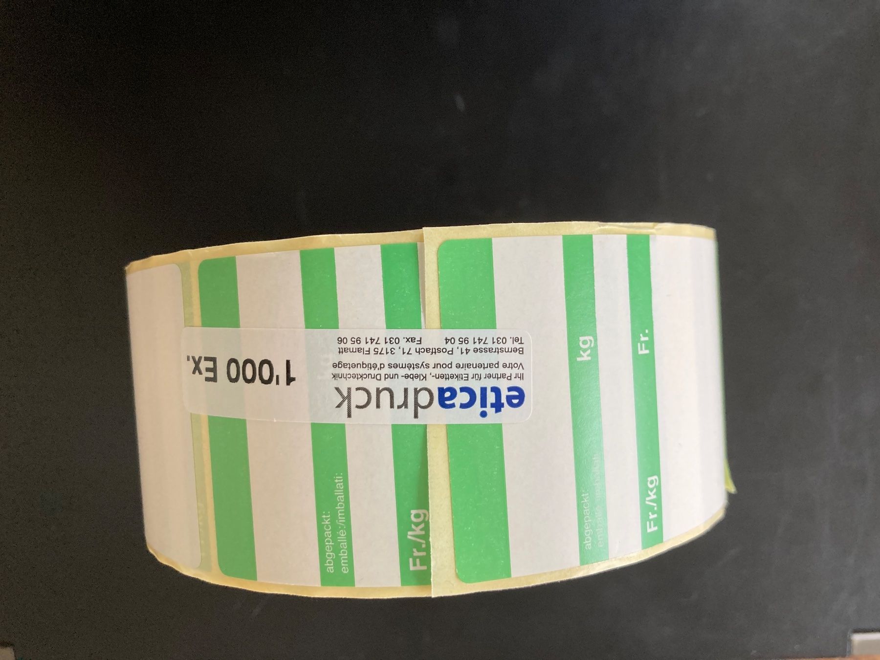 Aufkleber: Etiketten 47x62mm – Neu und originalverpackt aus Uster von Energyah