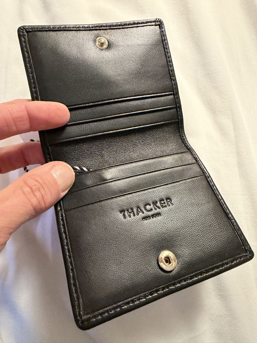 Brieftaschen: Thacker NYC Black Leather Wallet - stylish and sleek! – Neu und originalverpackt aus Steinhausen von mar_8y57 1