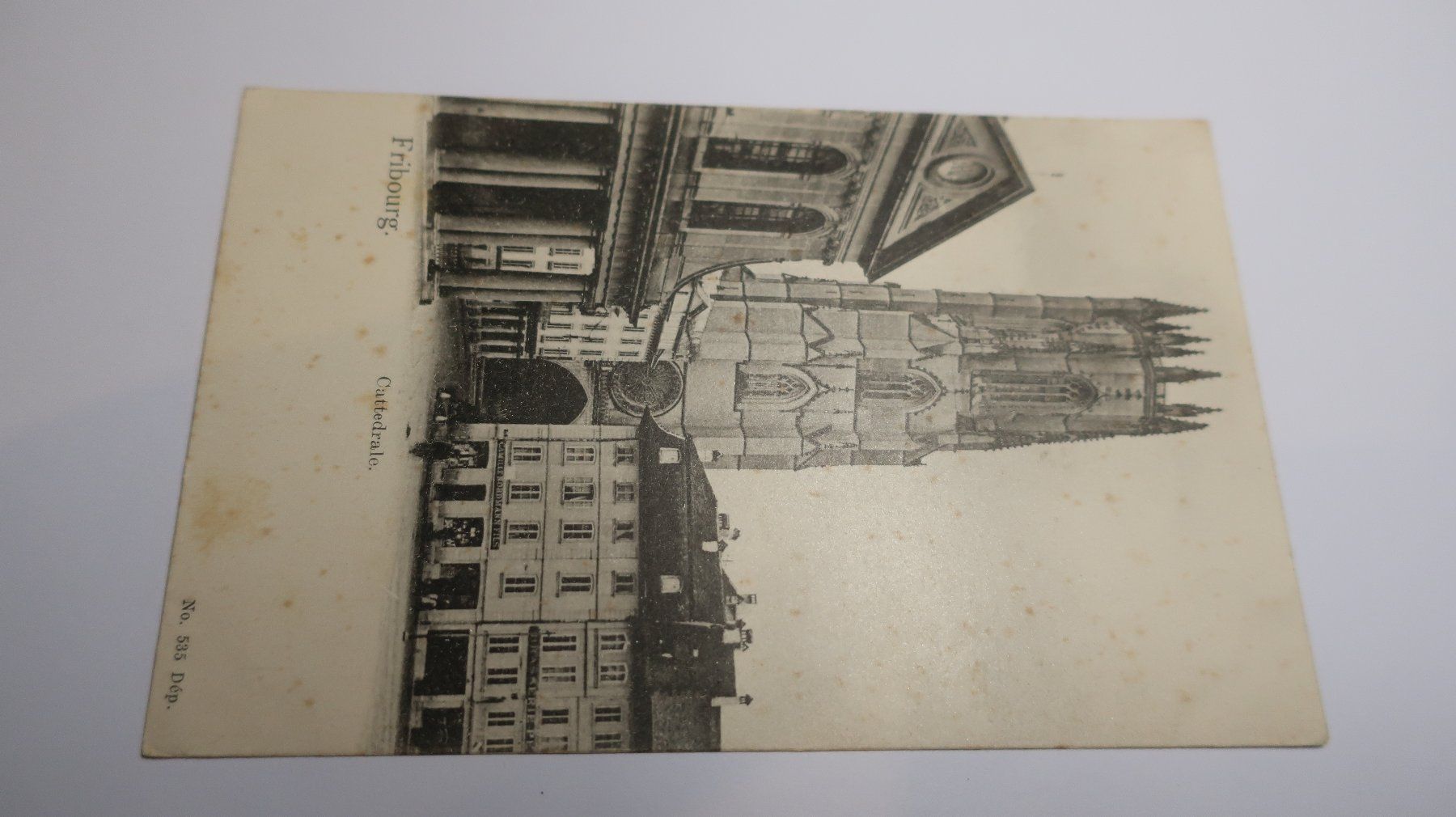 Ansichtskarten: Fribourg Cattedrale – Gebraucht aus Cormoret von Pascalll2001 1