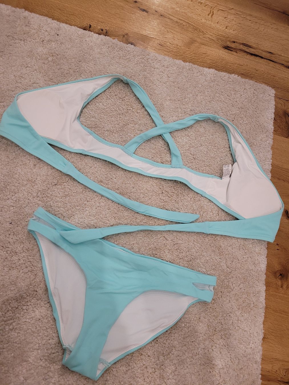 Costumi da bagno & Bikini: Wickelbikini Neu! Hellblau – Nuovo e nell'imballaggio originale da Bennau venduto da Moonshine_68 2