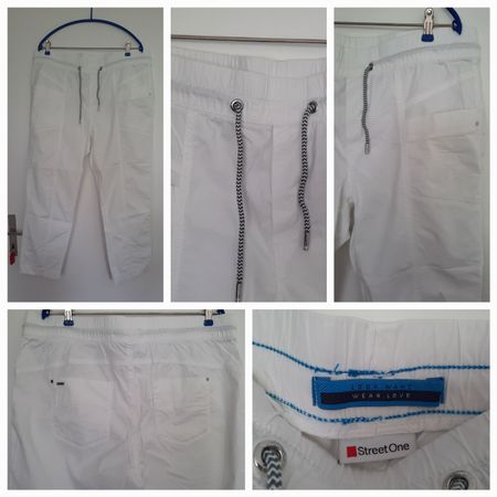 ***STREET ONE*** Sommerhose weiss Gr 42