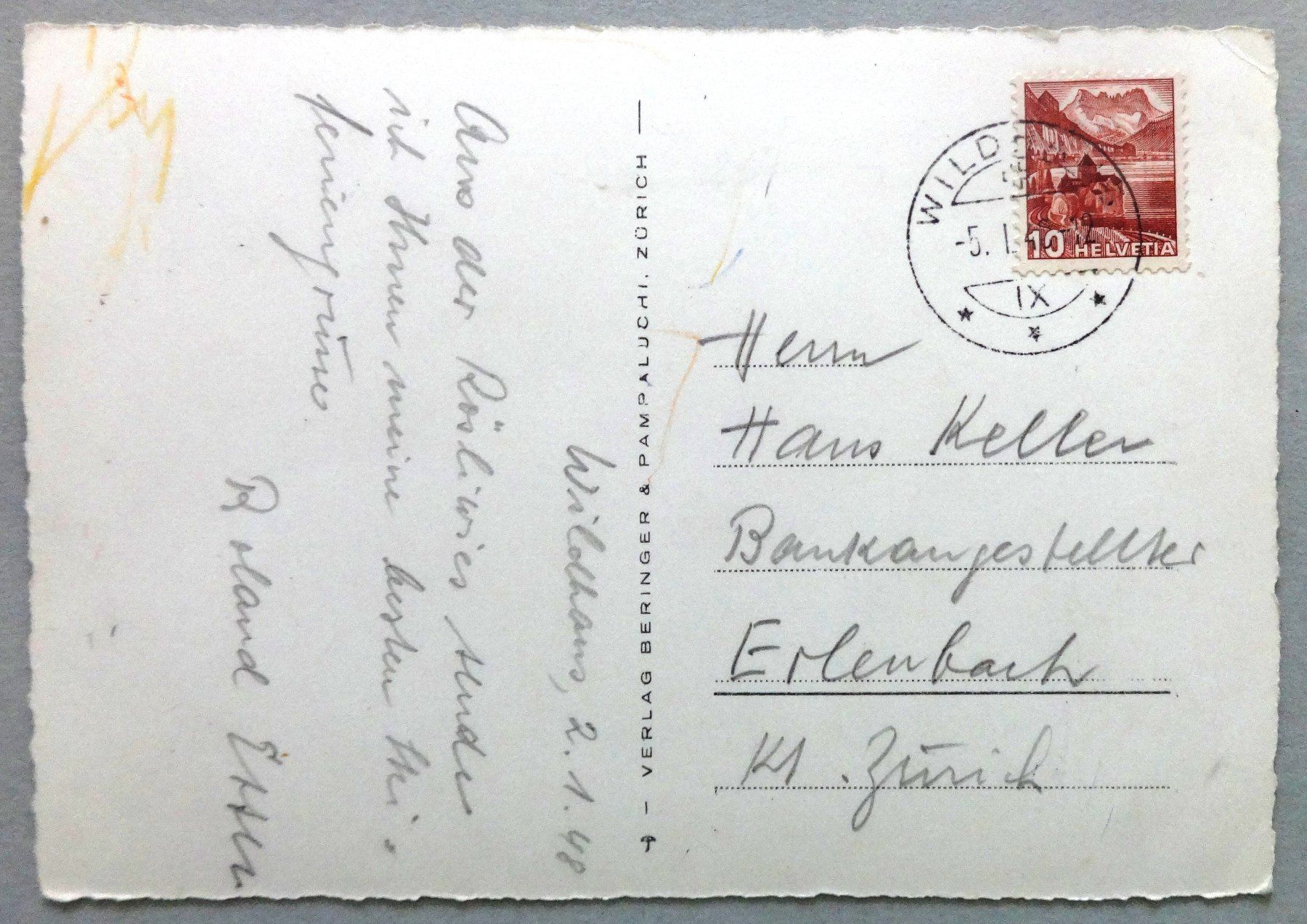 Cartes postales: Wildhaus, Schafberg – Défectueux à Fétigny par Billy2miny 1