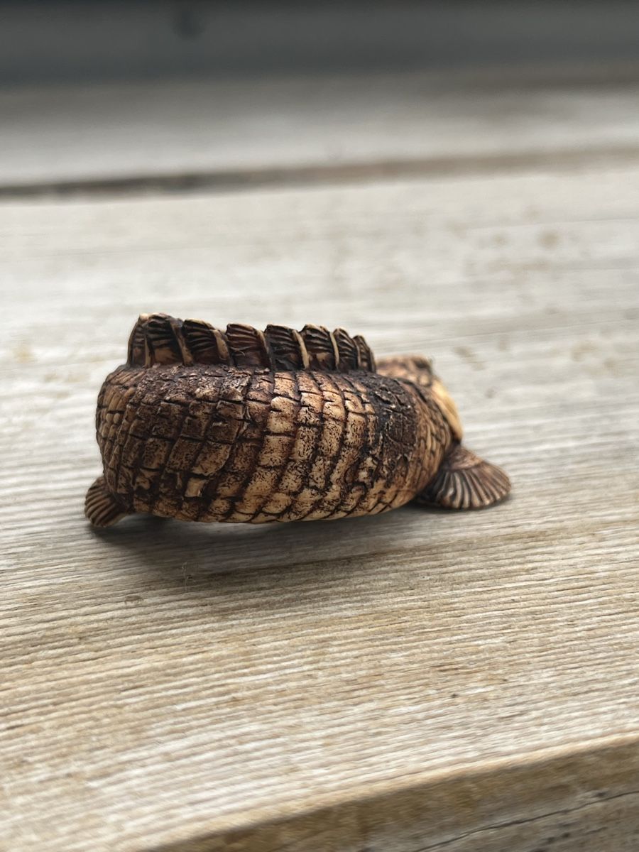 Statuette: netsuke, figur, fisch – Usato da Lengnau BE venduto da Meij 5