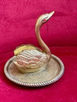 Vintage Schwan Schmuckablage goldfarben -Top✨✨