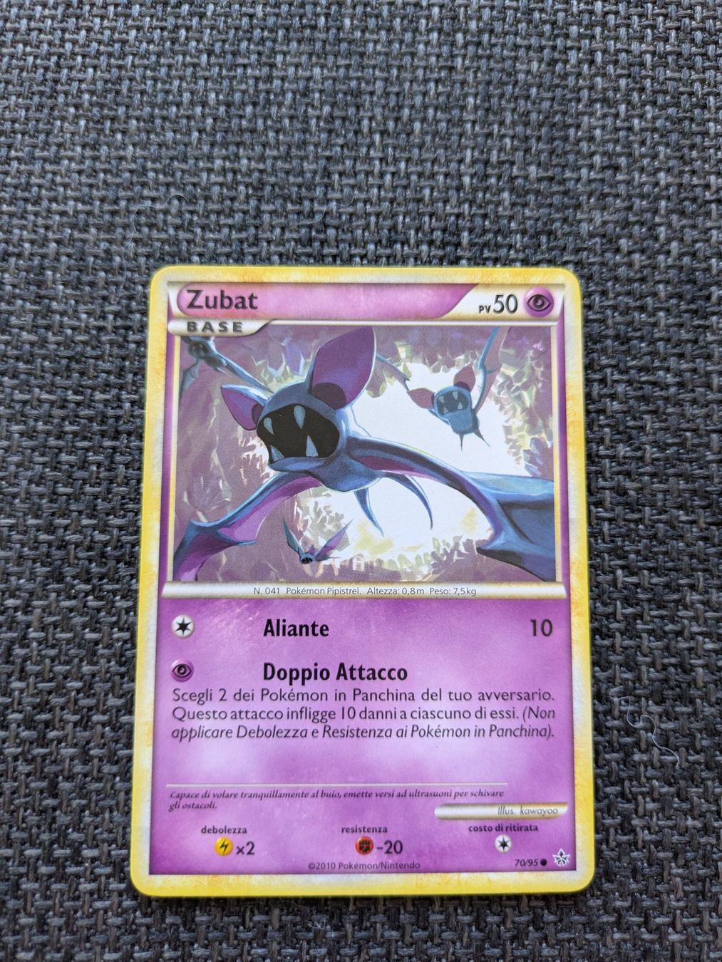 Pokémon Carte collezionabili: ZUBAT, UNLEASHED, UL70, COM, 2010, ITA, GD – Usato da Losone venduto da AlpineLayer