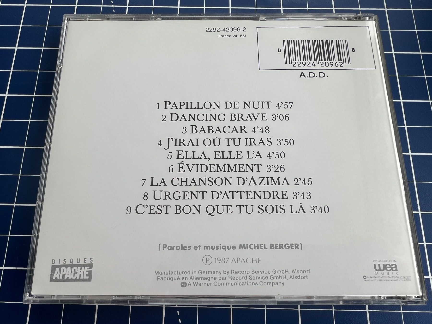 CD: France Gall – Babacar – Usato da st.gallen venduto da sophiephie 2
