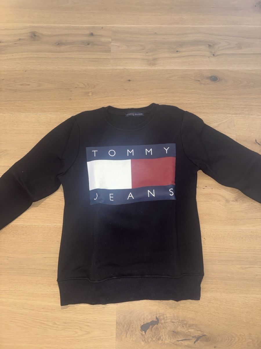 Maglioni & Felpe: Tommy Hilfiger Jeans Winter Pullover, Schwarz, Grösse S – Usato da Altendorf venduto da sda_57x2