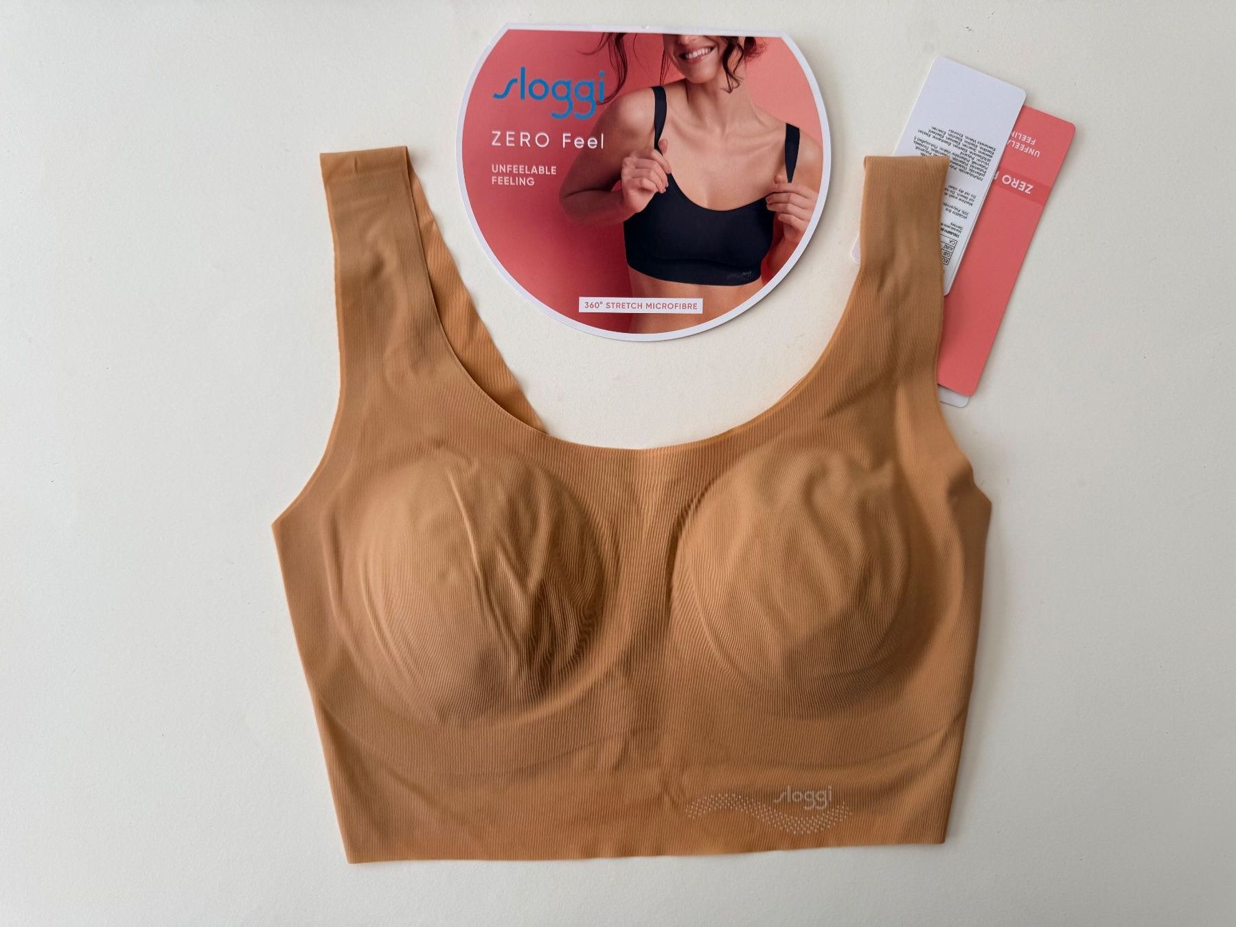 Sloggi Altra biancheria intima: SLOGGI, Top ZERO FEEL, Grösse XS, Farbe Hellbraun – Nuovo e nell'imballaggio originale da Rudolfstetten venduto da gst_g7xl