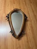 Wandspiegel Leder Schmiedeeisen Western 80×50cm Vintage
