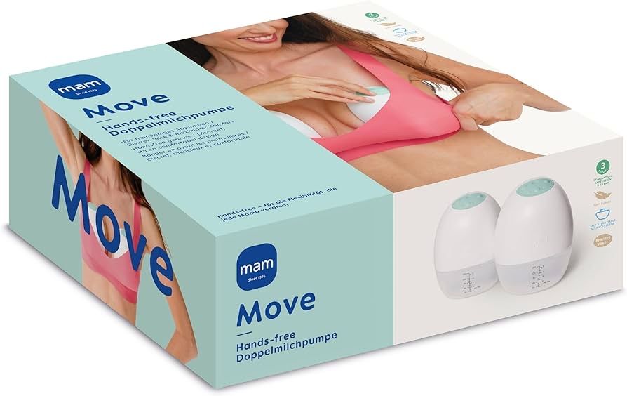 Mam Accessori per l’allattamento: Mam Move Doppelmilchpumpe – Nuovo (secondo la descrizione) da Netstal venduto da szokolz 2