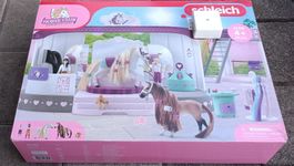 Schleich Horse Club Pferde-Salon mit viel Zubehör, neuwertig