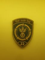 BADGE ECUSSON MILITAIRE SUISSE BAT MOB LOG 22