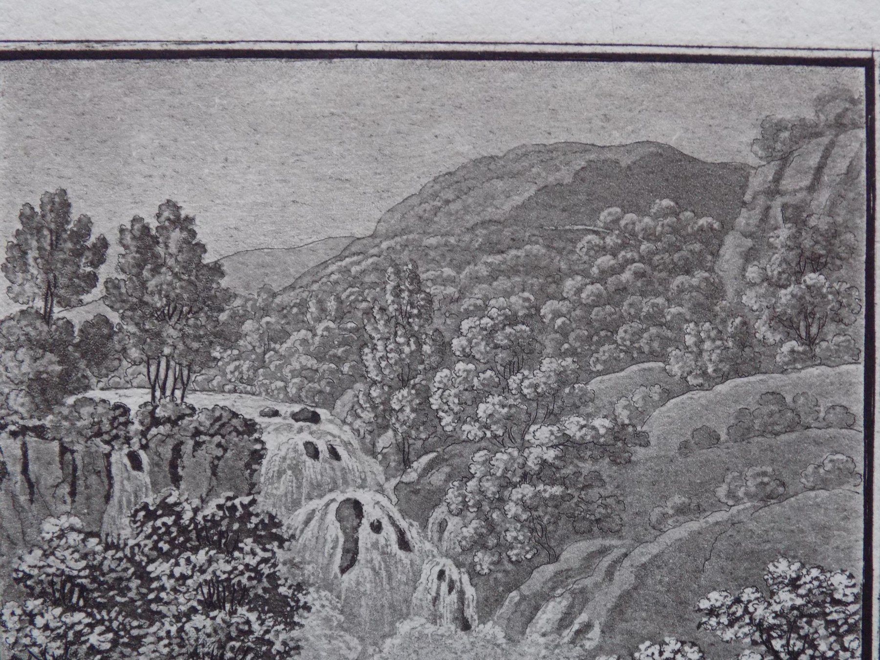 Stiche: Der Reichenbachfall Aquatinta – Gebraucht aus Risch von Rischli15 3