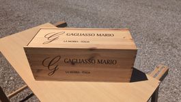 Holzkiste Gagliasso Mario, La Morra, Italien - Neuwertig!