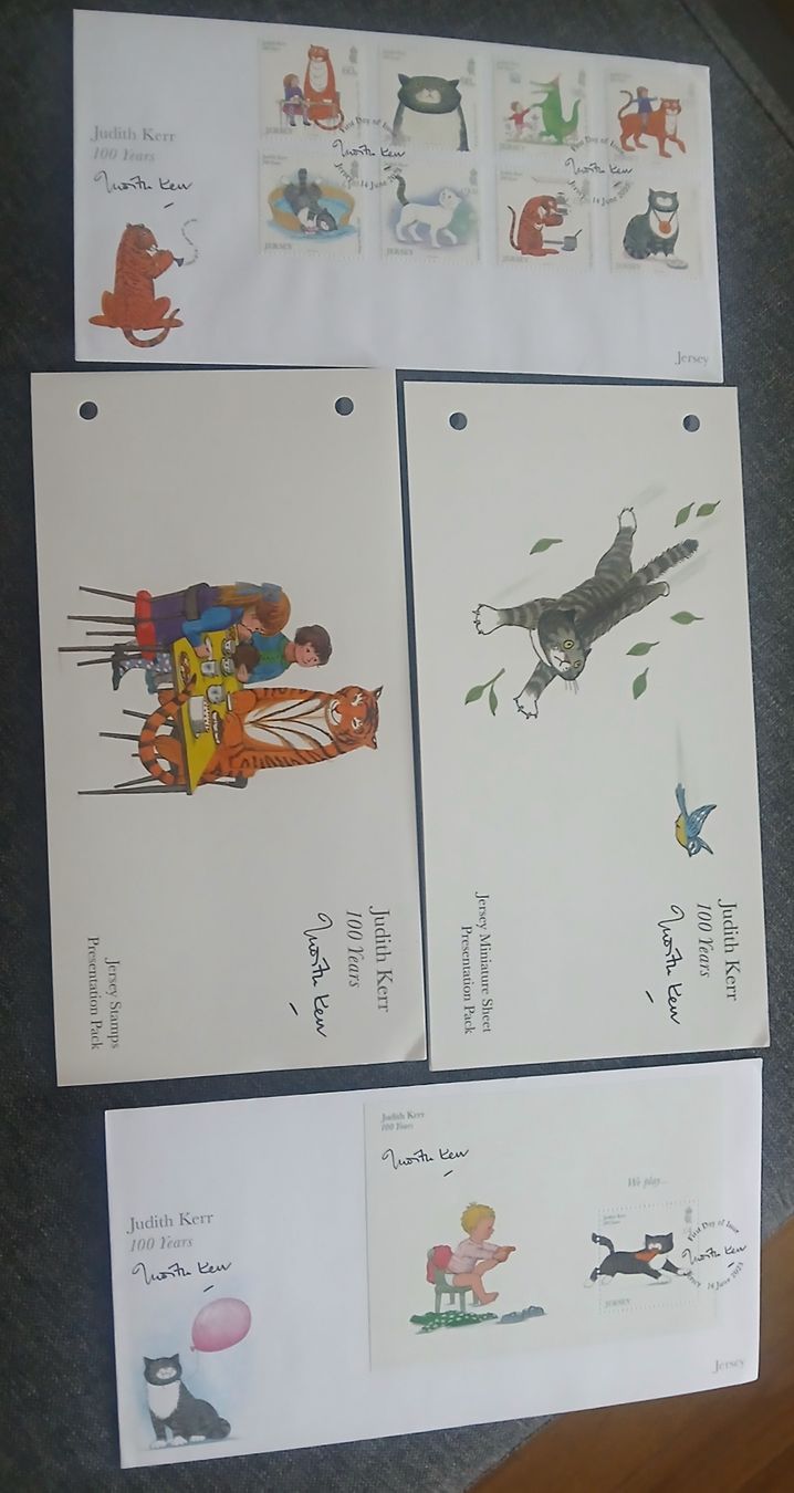 Alle Briefmarken: Jersey - Judith Kerr 109 Years 2023 – Neu (gemäss Beschreibung) aus Münsingen von asc_l2gq 1