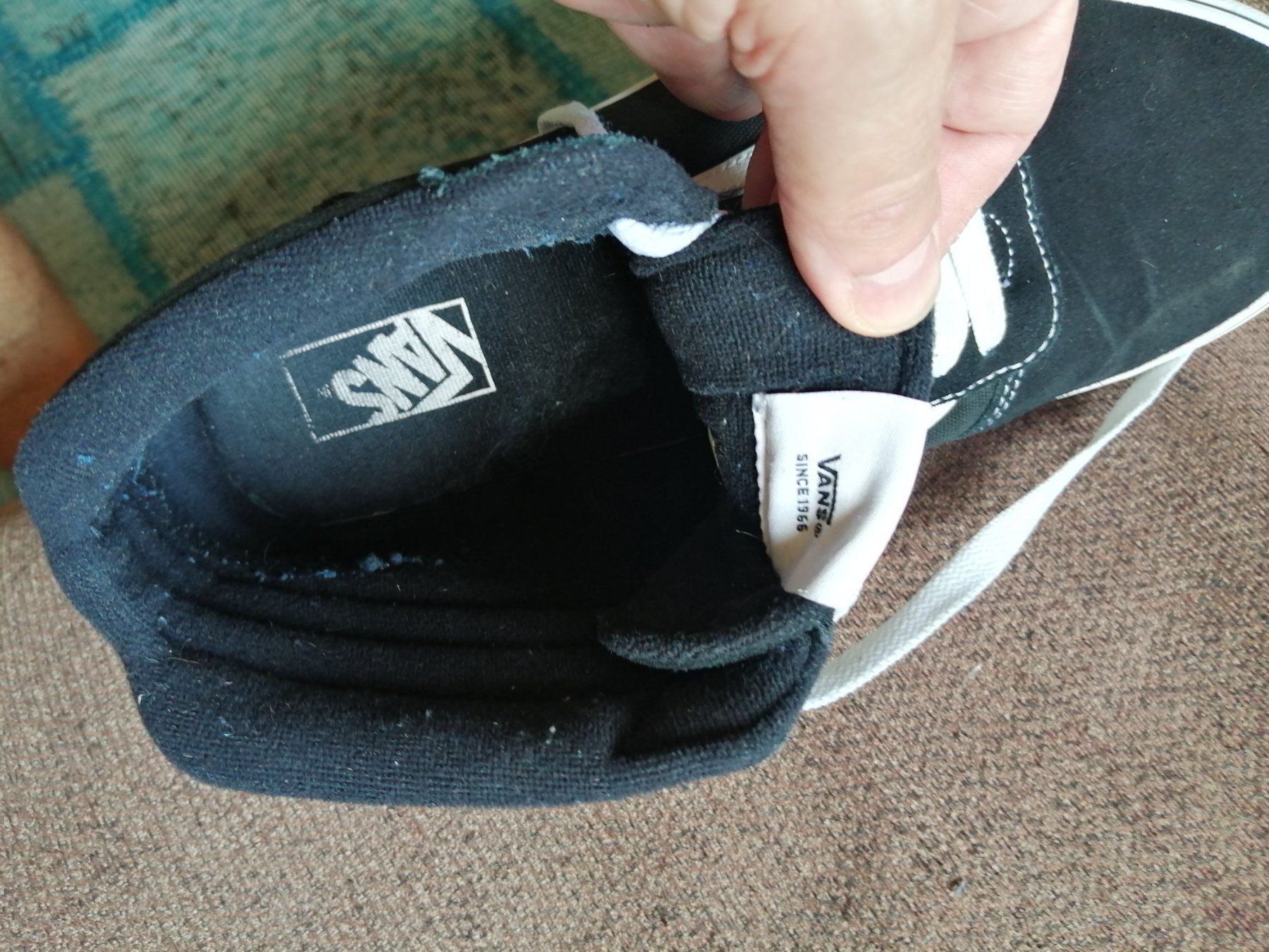 Vans Scarpe da uomo: Vans Sk8-Hi, black & white, taille 44 – Usato da Genève venduto da pozzoc 4