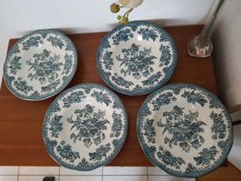 4x Wedgwood Suppenteller