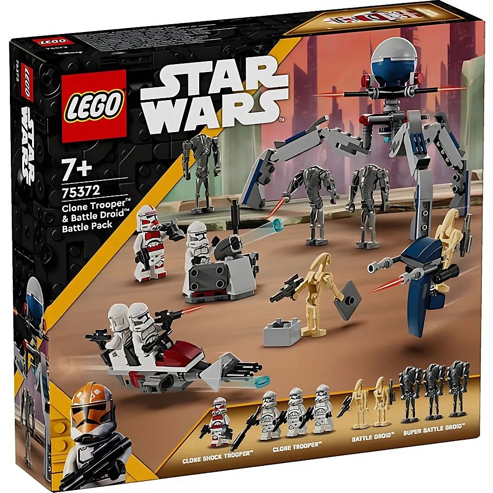 Lego Giocattoli: Lego Star Wars 75372 Clone Trooper & Battle Droid – Nuovo e nell'imballaggio originale da Rebstein venduto da gimmma