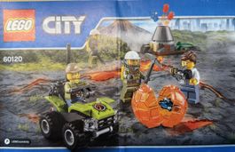 LEGO City Vulkan-Forscher-Truck 60120 - Komplett!