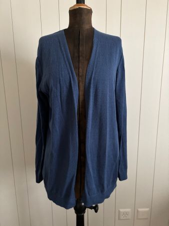 chicorée dünne Strickjacke blau - Grösse L