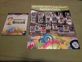 Top Panini Album WM 2014 komplett mit Poster