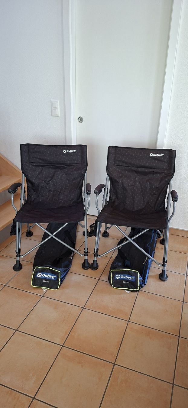 Outwell Sedie: 2x Campingstuhl Outwell Campo – Usato da Niederbipp venduto da Flix03