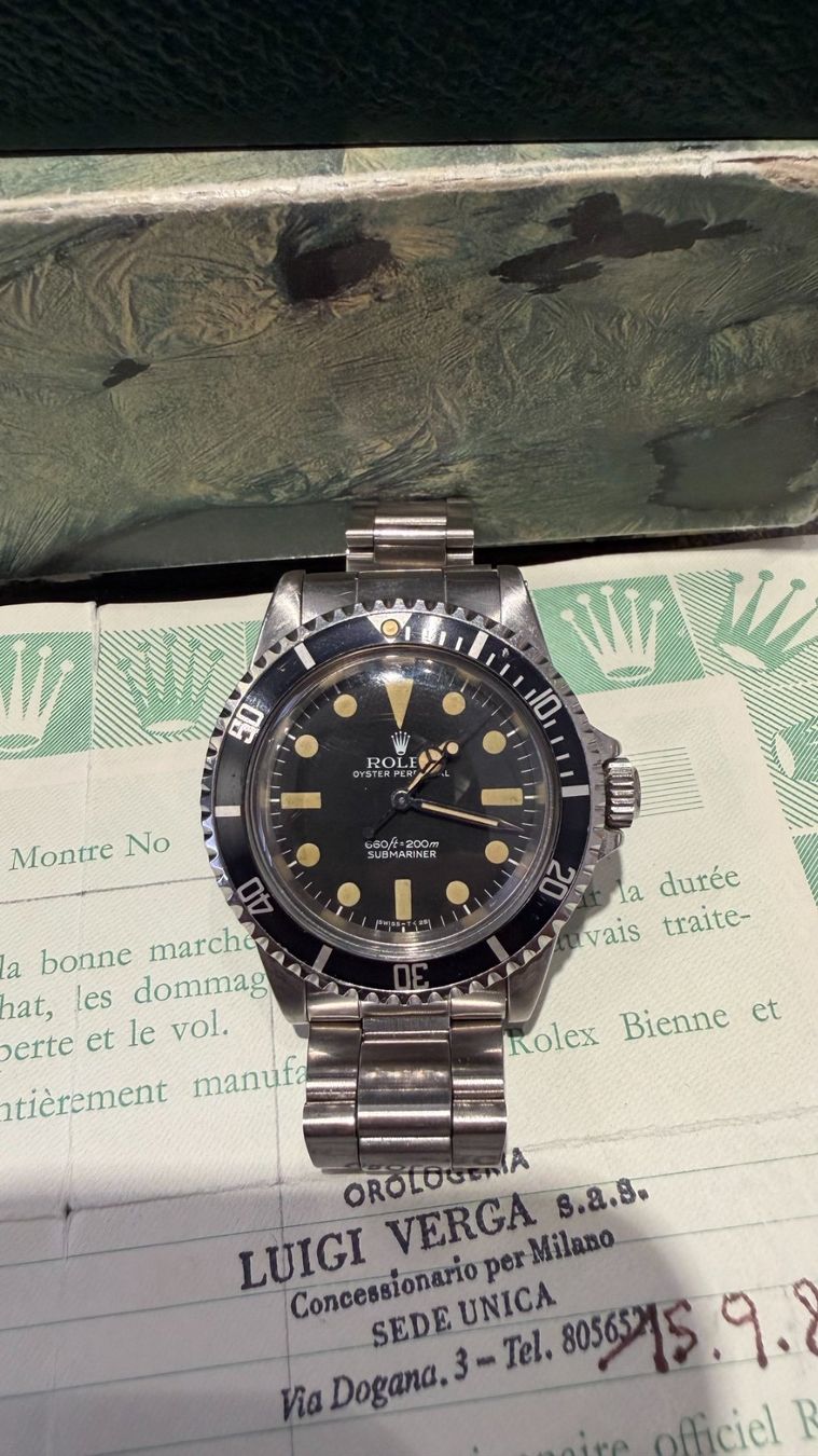Rolex Uhren: Rolex 5513 Maxi dial MKI B&P – Gebraucht aus Randogne von 2G1909 3