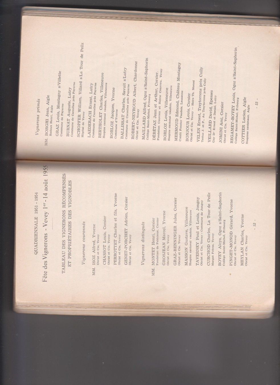 Libri: Fête des Vignerons - Vevey 1955 – Usato da Pailly venduto da jme99 6