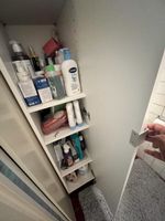Bathroom cabinet white 60x30x120cm used