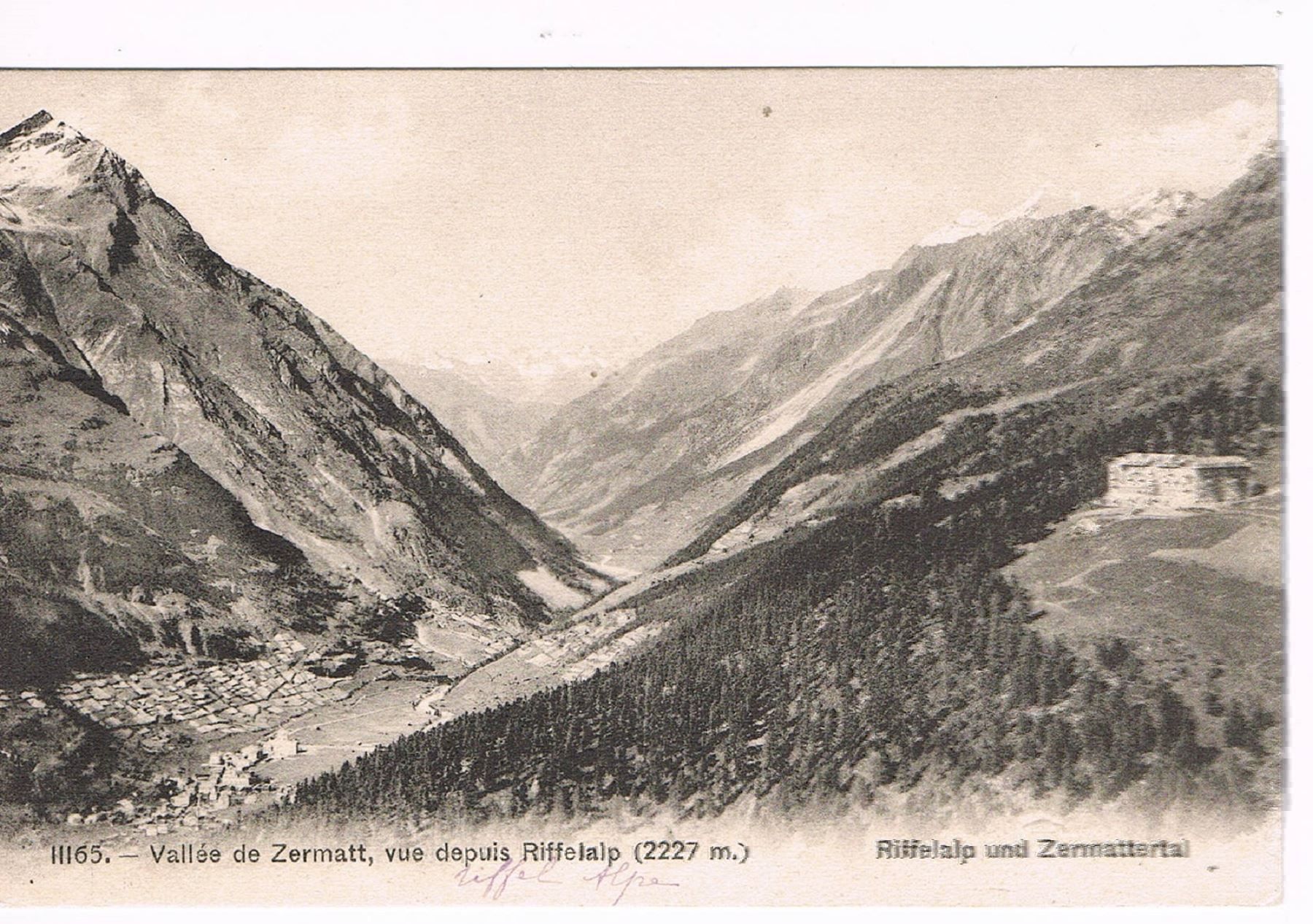 Cartoline postali: Riffelalp und Zermattertal – Antico da Buchs AG venduto da Baerfisch