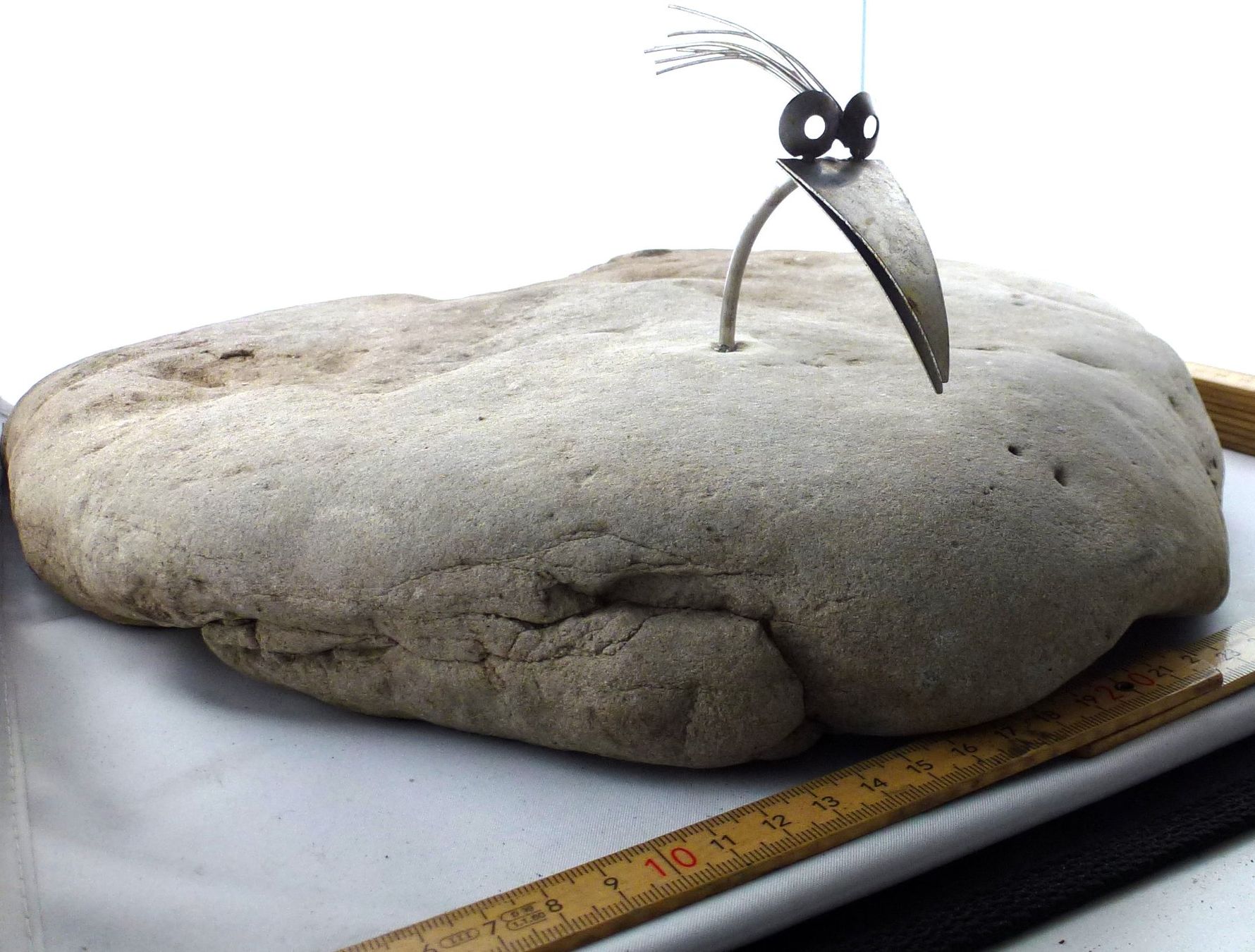 Sculture & Statue: Stein-Vogel Flach – Usato da Murgenthal venduto da B.StM 2